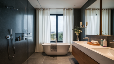 Clear Shower Curtains for Small Bathrooms 6 The Ultimate Guide to Clear Shower Curtains for Small Bathrooms, Modern clear shower curtains for small bathrooms, Luxury clear shower curtains for small bathrooms, clear shower curtain heavy duty, clear shower curtain with design, transparent shower curtain, Best clear shower curtains for small bathrooms